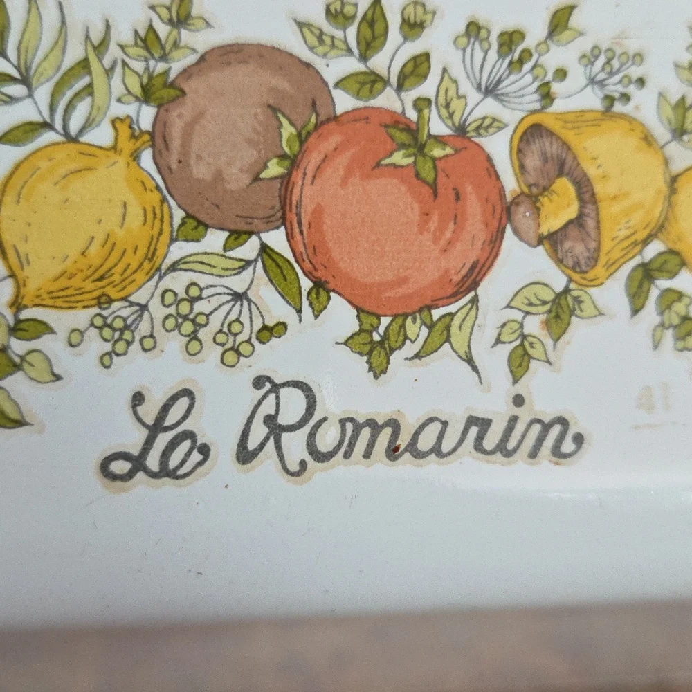 Vintage Corningware Spice O' Life Le Romarin Roasting Pan A-21